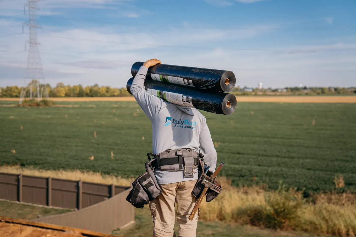 Commercial roof inspection documented in Chapel Pines